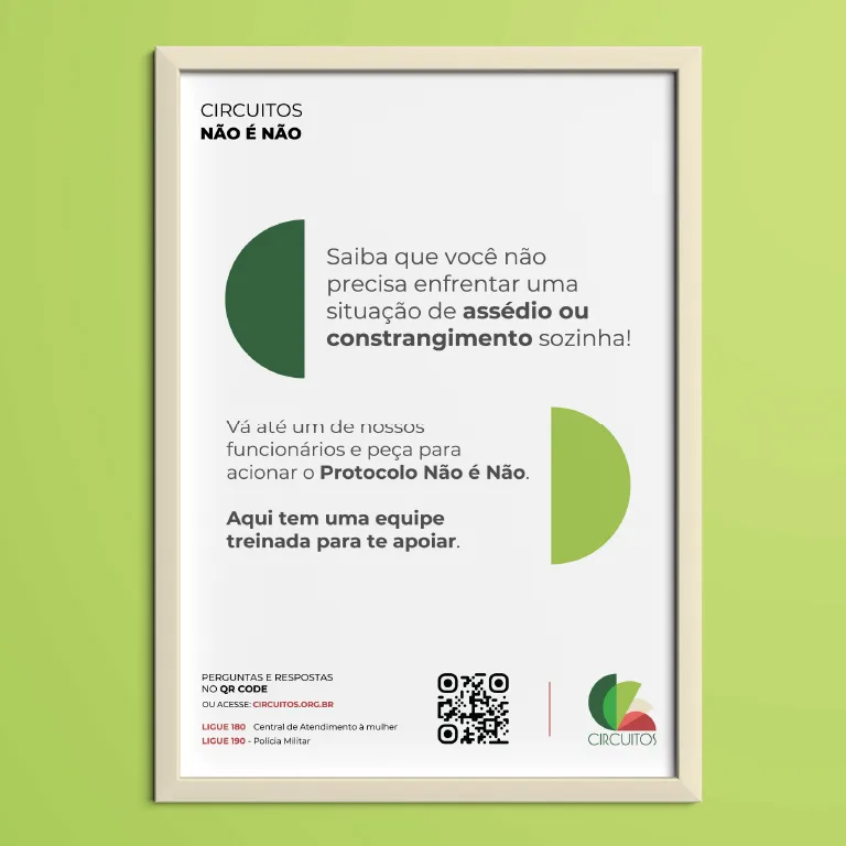 Cartaz “Sozinha Não”