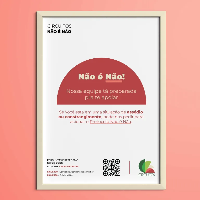 Cartaz “Te apoiar”